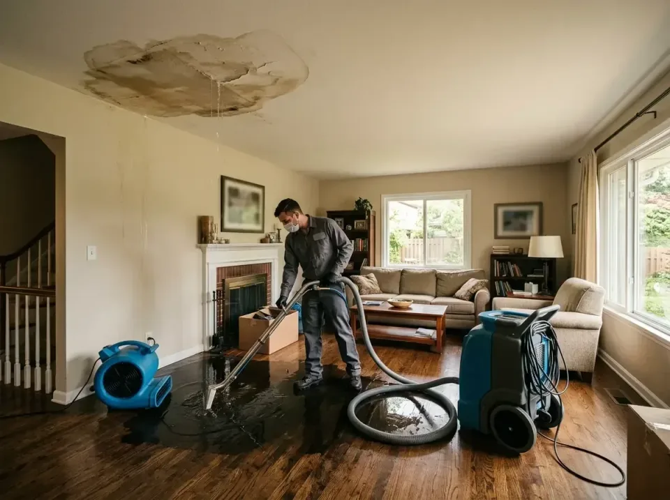 attic-pipe-burst-ceiling-drip-008 — frequently asked questions, Water Damage Restoration & Carpet Care in Highland Springs,…